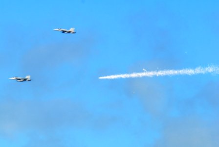 US Navy 061209-N-8158F-011 An F-A-18 Hornet assigned to the