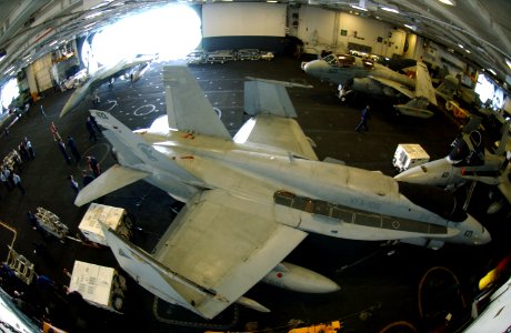 US Navy 061214-N-0890S-002 An F-A-18 Hornet assigned to the
