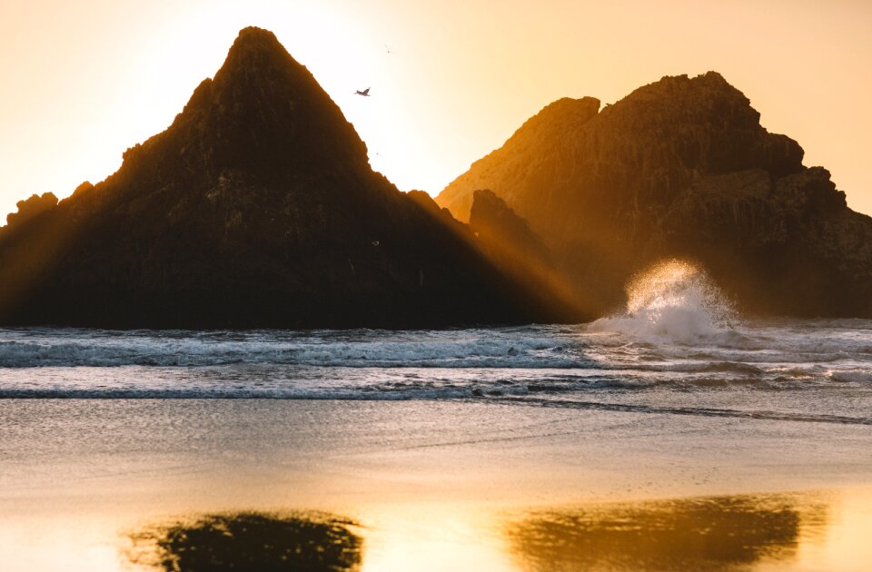 Nature landscape sea