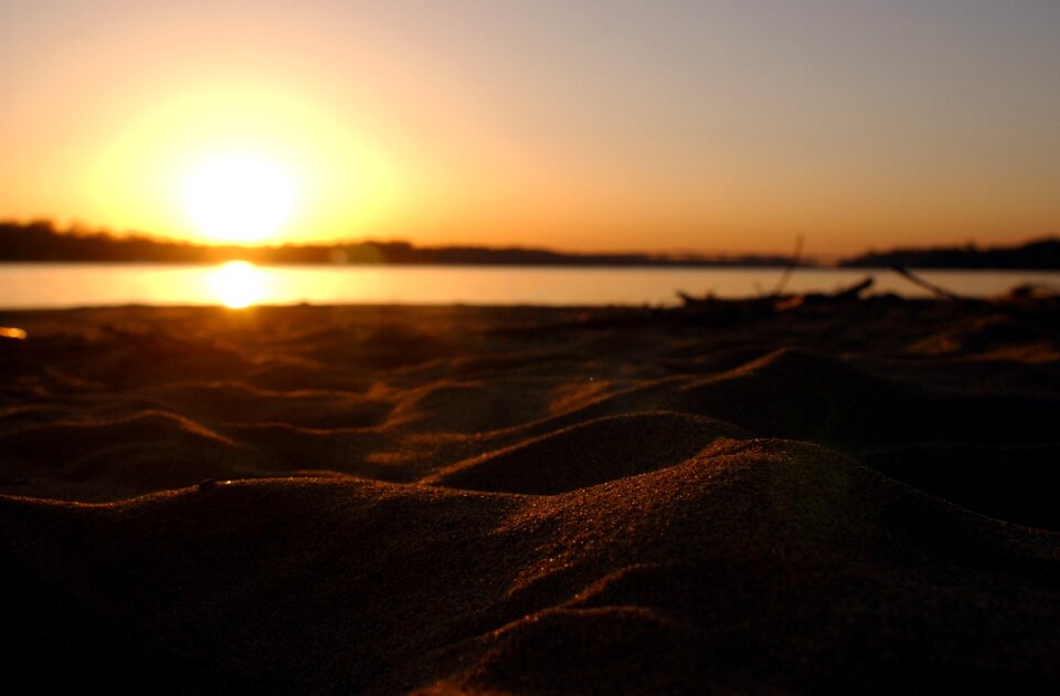 Dusk beach maryland