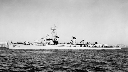 USS Floyd B. Parks (DD-884) off the San Francisco Naval Shipyard on 13 May 1953