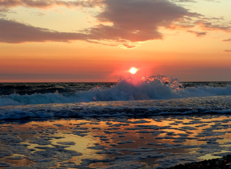Forward surf sunset
