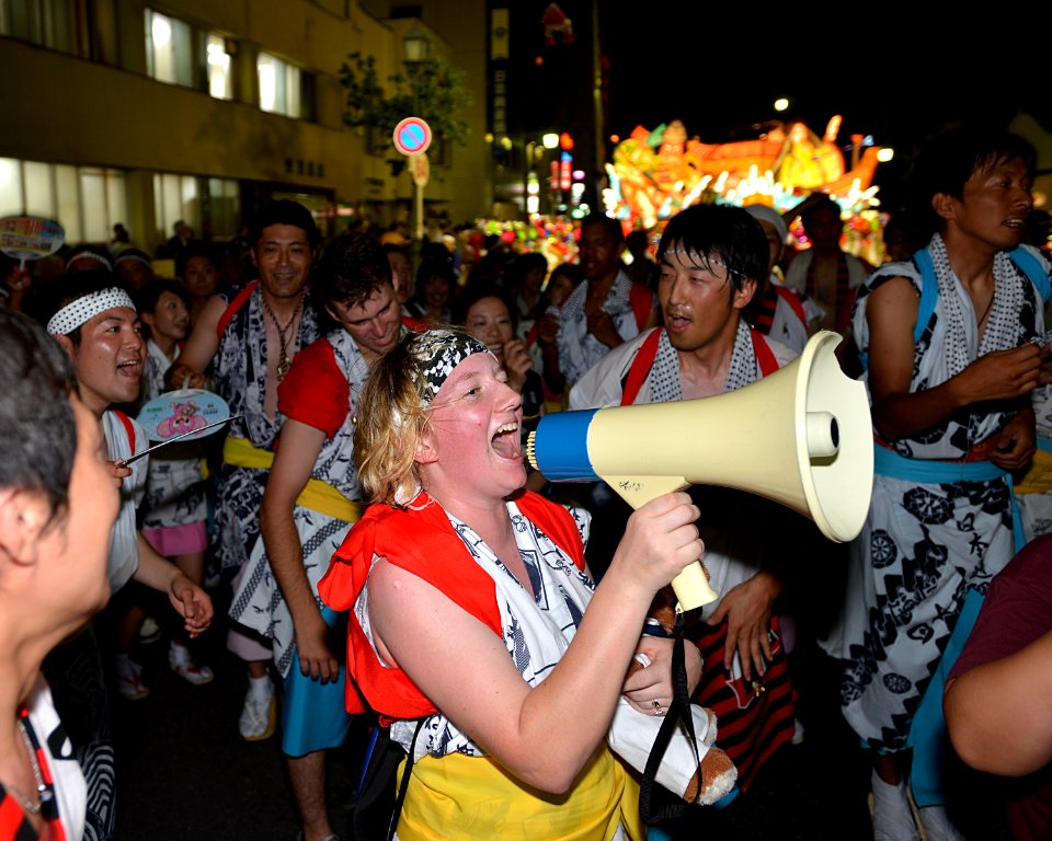 USS Fitzgerald sailors participate in the Aomori City Nebuta Festival Parade 130806-N-ZI955-484