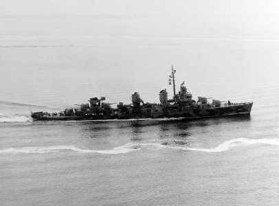 USS Fletcher (DD-445) off New York, 1942