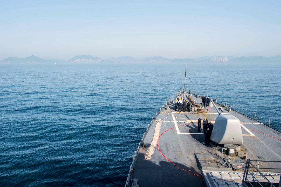 USS Fitzgerald operations 150501-N-XM324-031