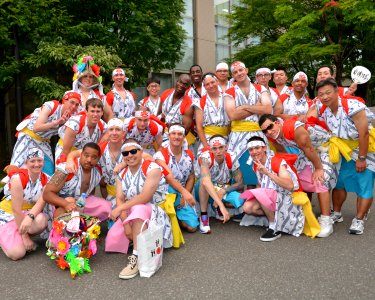 USS Fitzgerald sailors participate in the Aomori City Nebuta Festival Parade 130806-N-ZI955-086