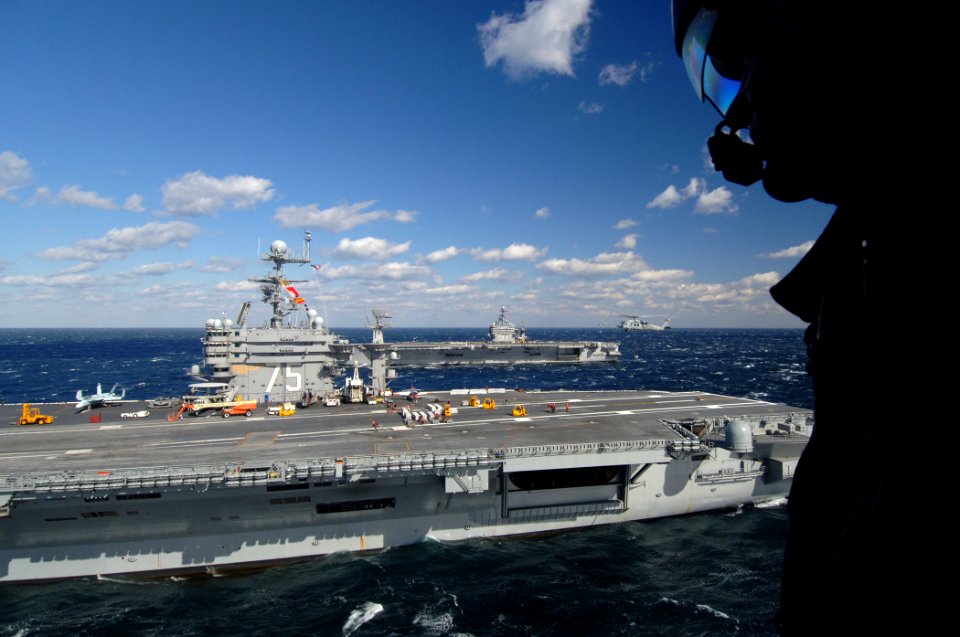 US Navy 070208-N-0535P-175 Truman is currently underway conducting operations in the Atlantic Ocean