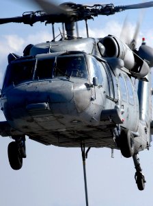US Navy 070208-N-5345W-046 An MH-60S Seahawk assigned to Helicopter Combat Support Squadron Two Six (HSC-26) delivers a pallet of MK 83-BLU-110 general-purpose bombs to USS Harry S. Truman (CVN 75)