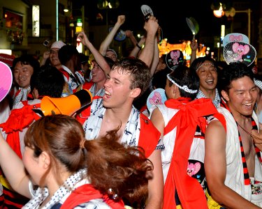 USS Fitzgerald sailors participate in the Aomori City Nebuta Festival Parade 130806-N-ZI955-457