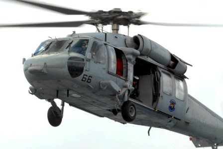 US Navy 070214-N-2959L-059 An MH-60S Seahawk Helicopter assigned to the