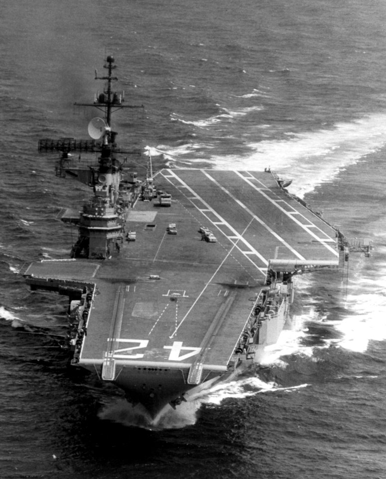 USS FD Roosevelt (CVA-42) after refit 1969