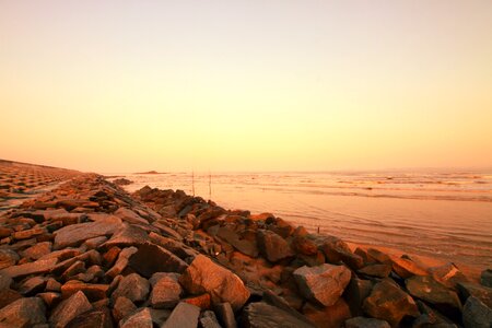 Coast beach moisture provide