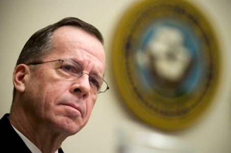 US Navy 070301-N-0696M-087 Chief of Naval Operations (CNO) Adm. Mike Mullen testifies on the 2008 National Defense Budget Request before the House Armed Services Committee at the Rayburn House Office Building