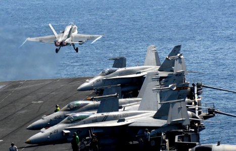 US Navy 070316-N-3038W-397 An F-A-18C Hornet, assigned to the
