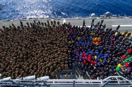 USS Essex holds an all-hands call. (16458217187)