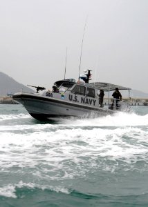 US Navy 070327-N-7027P-119 Units from Naval Coastal Warfare Squadron (NCWS) 33 conduct training operations in the port of Busan, during Exercise Reception, Staging, Onward movement, and Integration-Foal Eagle 2007 (RSO^I-FE 07)