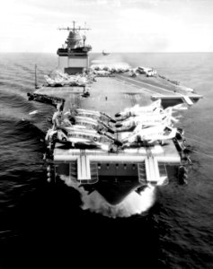 USS Enterprise (CVAN-65) underway on 10 April 1962 (USN 1063070)