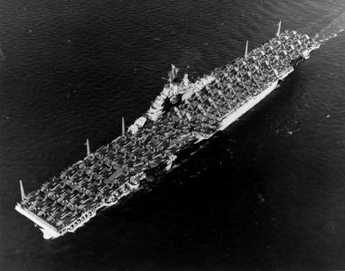 USS Essex (CV-9) underway on 14 May 1944