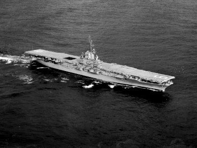 USS Essex (CV-9) underway in March 1951