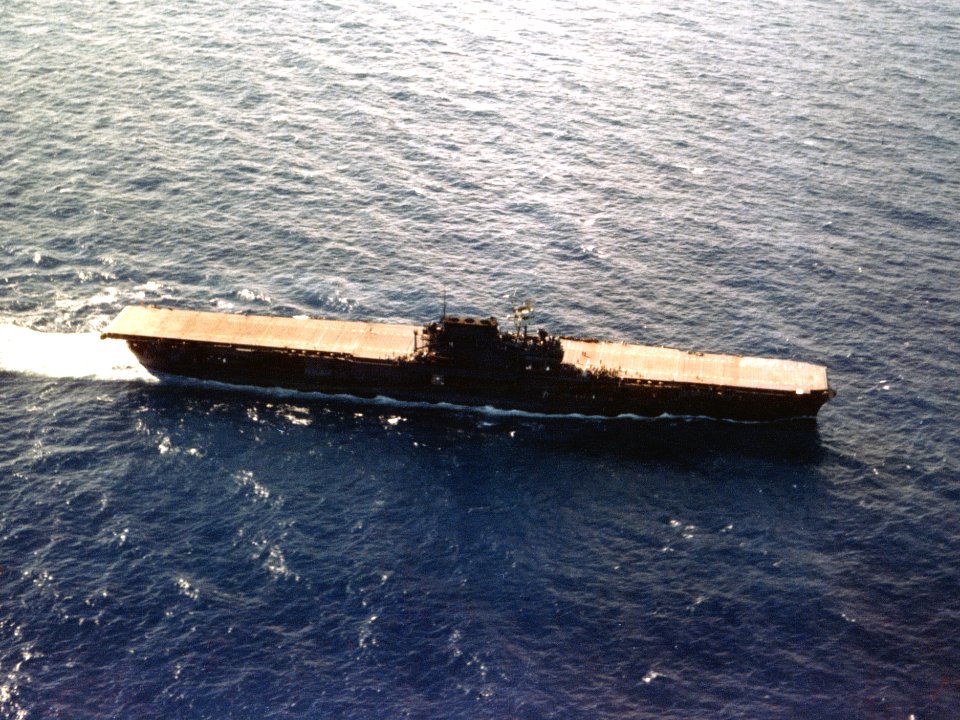 USS Enterprise (CV-6) underway in June 1941