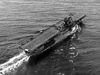 USS Enterprise (CV-6) underway on 2 August 1944 (175539437)