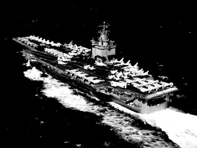 USS Enterprise (CVAN-65) underway in 1971