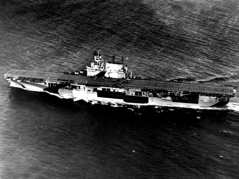 USS Enterprise (CV-6) underway in August 1944