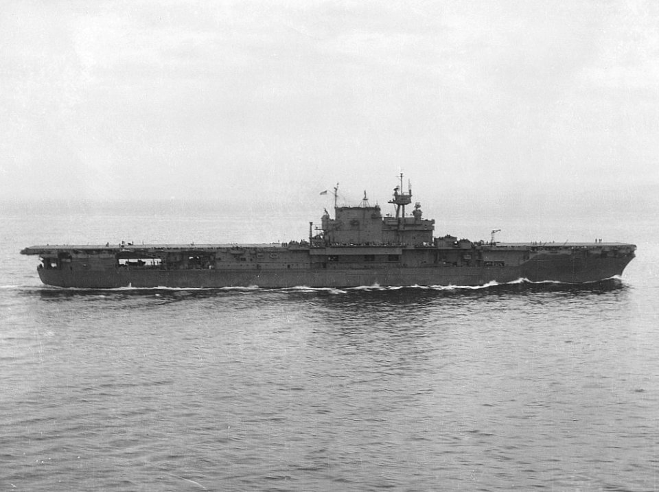 USS Enterprise (CV-6) underway c1943