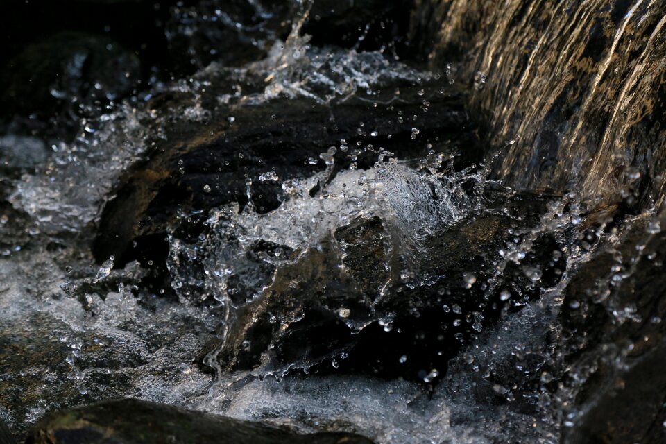Water liquid splash