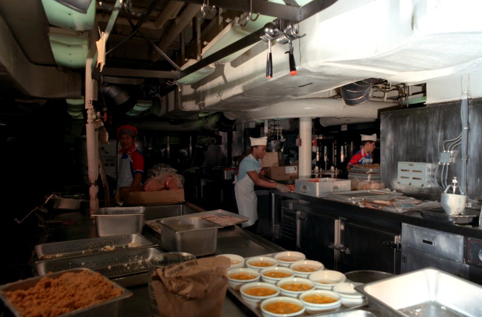 USS Enterprise (CVN-65), galley