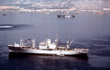 USS El Paso (LKA-117) at Iskenderun 1991