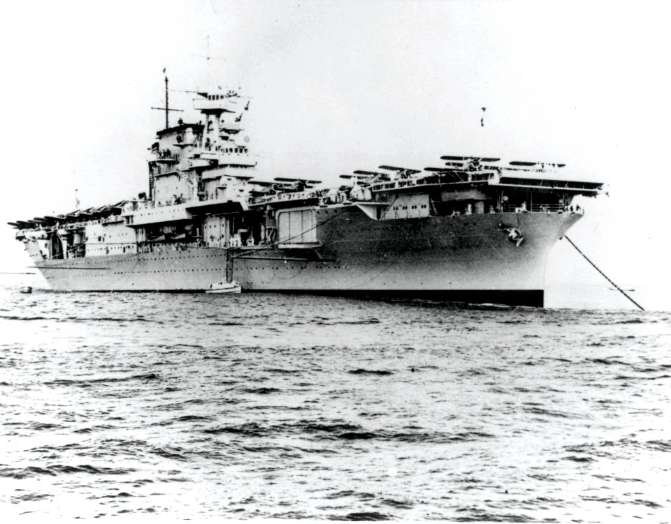 USS Enterprise (CV-6) at anchor, circa in 1939 (NNAM.1996.488.272.001)