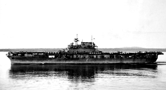 USS Enterprise (CV-6) at Espiritu Santo, New Hebrides, in April 1943 (80-G-64191)