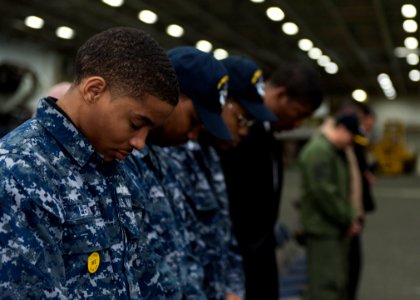 USS Dwight D. Eisenhower operations 160229-N-GP524-016