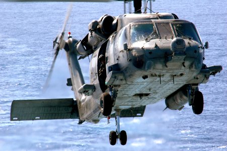 US Navy 070405-N-1635S-005 An HH-60H Seahawk from the