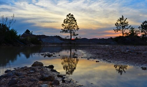 Outdoors lake tree photo