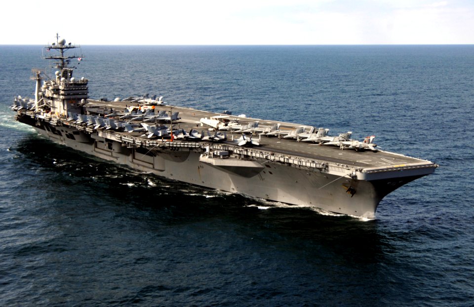 US Navy 070406-N-0535P-206 Nimitz-class aircraft carrier USS Harry S. Truman (CVN 75) transit the Atlantic during Tailored Ships Training Availability