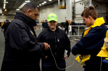 USS Dwight D. Eisenhower operations 160223-N-KK394-011