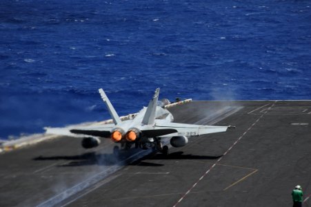 USS Dwight D. Eisenhower flight operations 130702-N-FI568-126