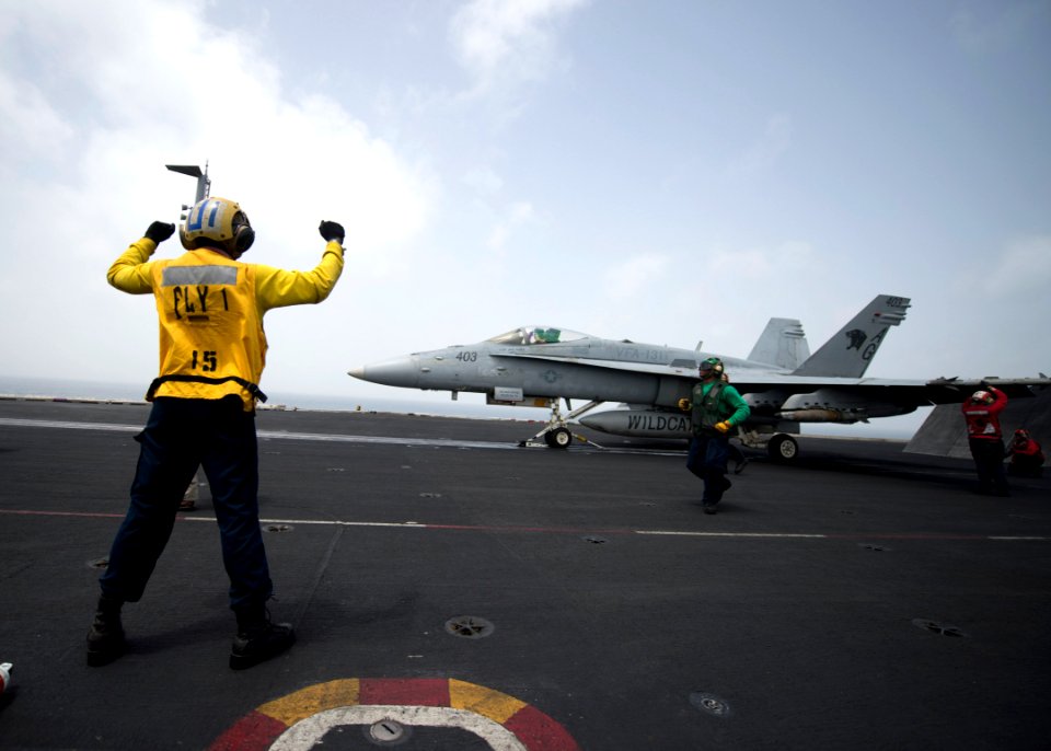 USS Dwight D. Eisenhower operations 130411-N-XQ474-025