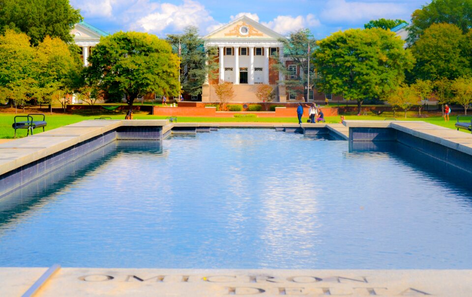 University college watercolor