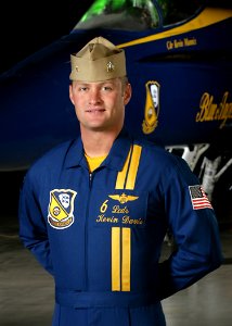 US Navy 070422-N-0000X-001 Navy file photo of U.S. Navy Blue Angels Flight Demonstration pilot, Lcdr. Kevin Davis, a native of Pittsfield, Mass