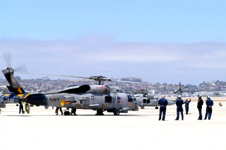 US Navy 070424-N-9604C-002 Helicopter Anti-Submarine Squadron Light (HSL) 45, Wolfpack, celebrated 110,000 mishap free flight hours and 17 years since having a class alpha mishap