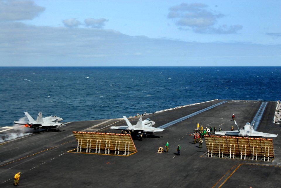 US Navy 070419-N-3659B-057 An F-A-18C Hornet, assigned to the