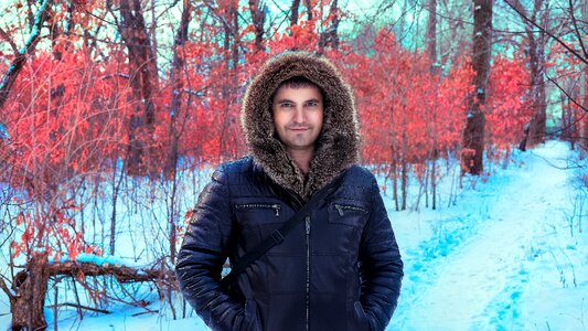 Landscape forest portrait