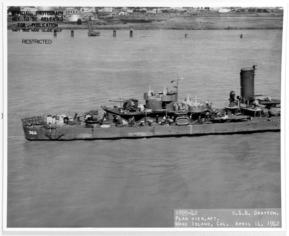 USS Drayton (DD-366) - 19-N-29185