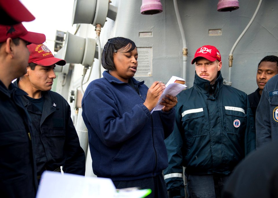 USS Donald Cook routine operations 150105-N-JN664-086