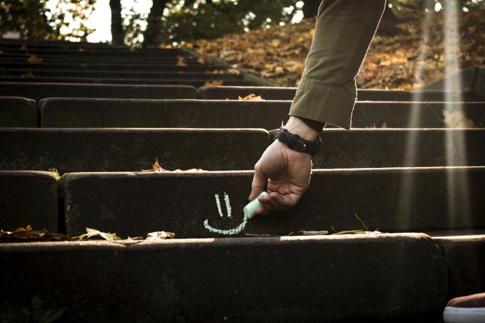 Stairs fall nature photo