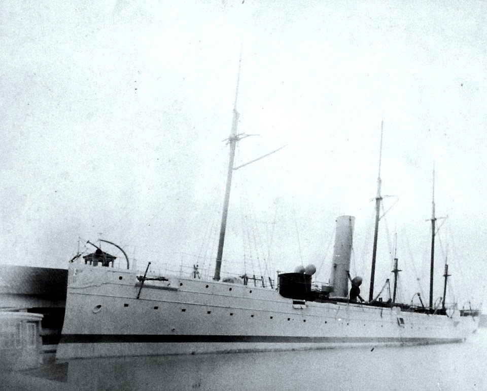 USS Dolphin, port view, Norfolk Navy Yard, Norfolk, Virginia, February 5, 1892 (26367563954)