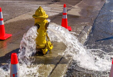 Spray outdoors hydrant